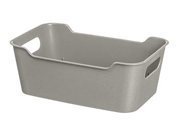 Корзинка универсальная Mango 1.5л 190х140х80мм  (гранит-серый)